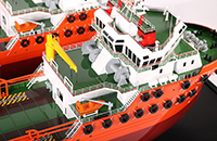 71m Anchor Handling & Tug Ship Model